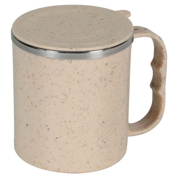 Coffee Mug with Steel Inside (Wheat Fiber)2