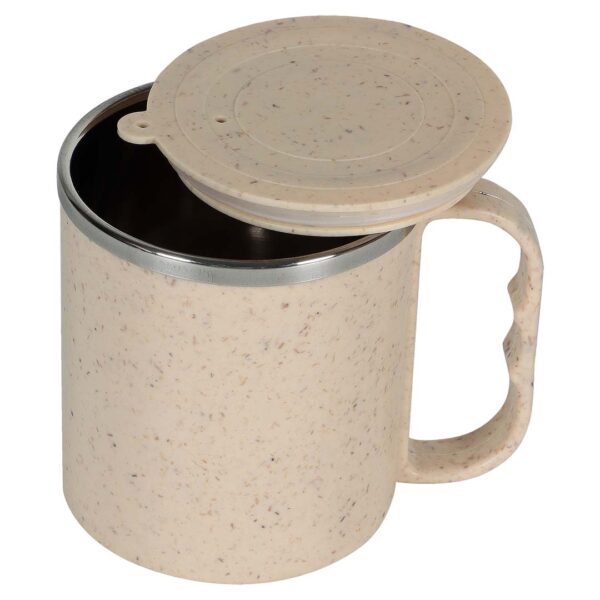 Coffee Mug with Steel Inside (Wheat Fiber)4