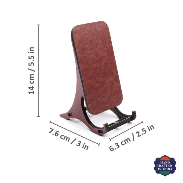 Mini Mobile Stand (Vegan Leather)6