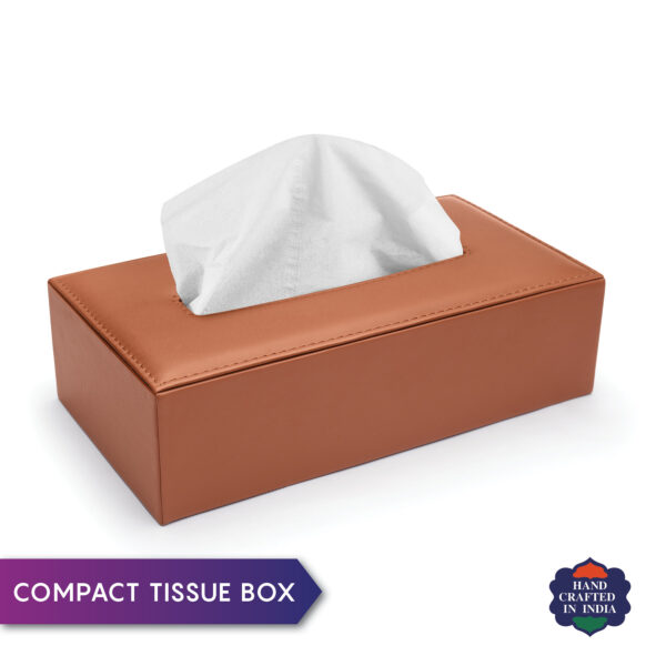 Compact Tissue Box (Vegan Leather)2