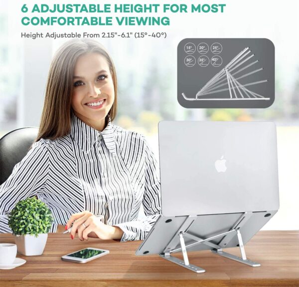 Adjustable Laptop Stand(Aluminum)2