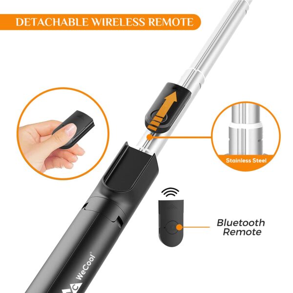 Bluetooth Extendable Selfie Sticks with Wireless Remote2