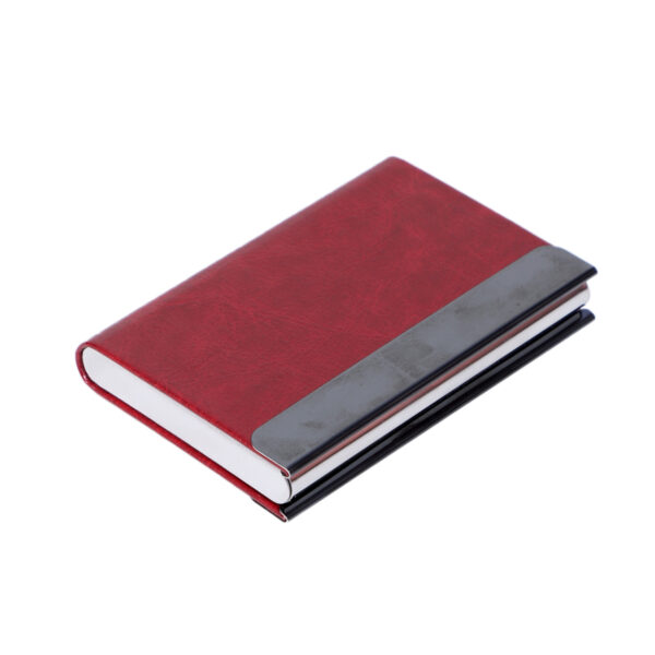 Premium Magnetic Card Holder - Red2