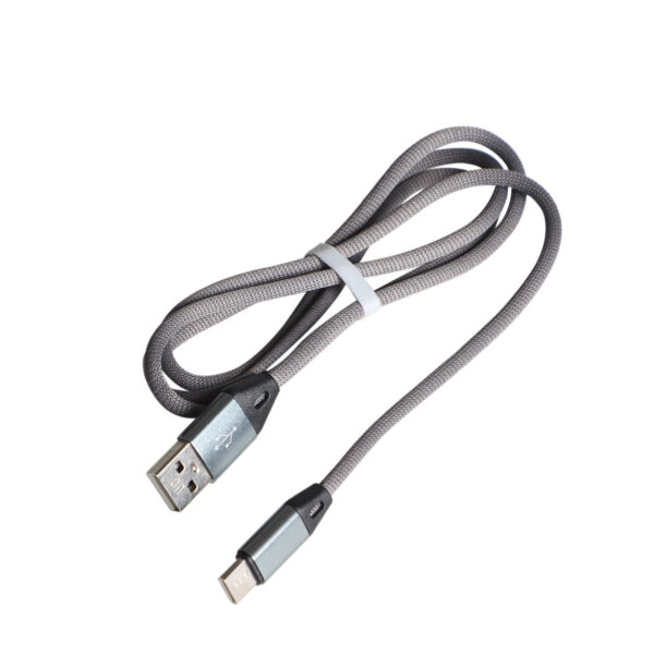 USB Type-C to USB-A 2.0 Male Cable & Fast Charging Cable - Grey2