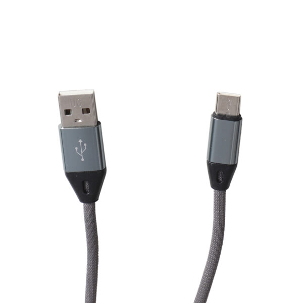 USB Type-C to USB-A 2.0 Male Cable & Fast Charging Cable - Grey3