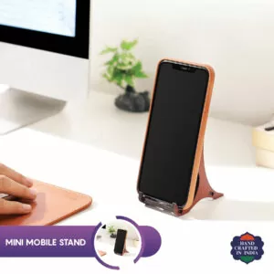 Mini Mobile Stand (Vegan Leather)1